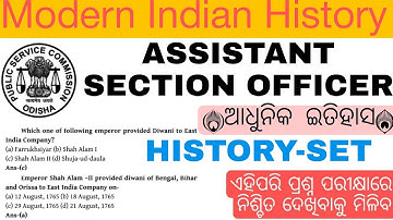 Modern Indian History Selected MCQ for ASO Exam//OPSC ASO MCQs//Modern Question for ASO//Latest PYQ
