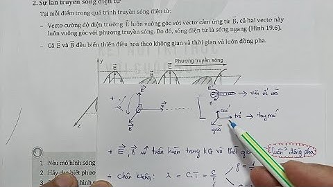 [ VẬT LÍ 12 - KNTT ] BÀI 19 ĐIỆN TỪ TRƯỜNG - MÔ HÌNH SÓNG ĐIỆN TỪ