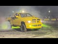 Dodge ram exploding tires burnout nationals 2023