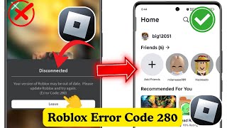 How To Fix Roblox Error Code 280 | Roblox Error Code 280 Update 2025