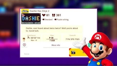 Dashie Has Déjà 2 [Super Mario Maker 2]