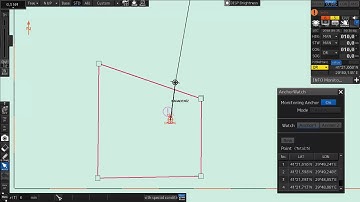 Capture 3   JRC ECDIS JAN 9201 7201 Video Training   AnchorWatch Function