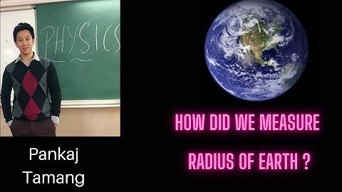 How did Eratosthenes measured the radius of earth (240 BC)