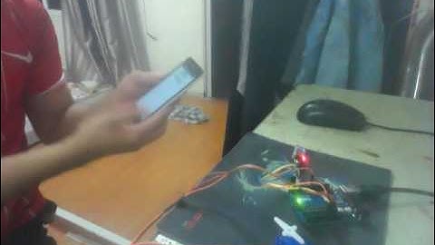 ĐIỀU KHIỂN ĐỘNG CƠ SERVO  BẰNG ĐIỆN THOẠI THÔNG MINH QUA MÔ ĐUN HC 06