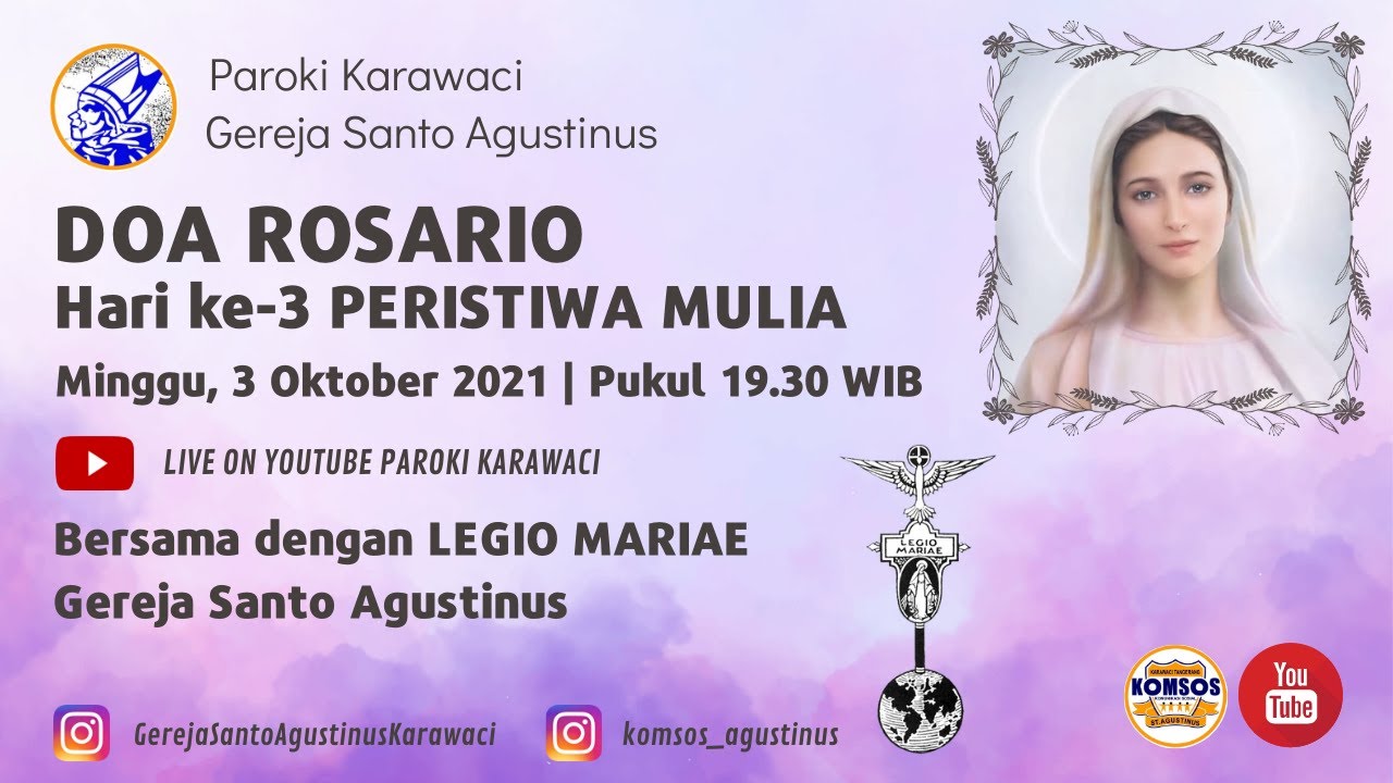 DOA ROSARIO HARI KE-3 - YouTube