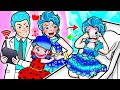 Paper Dolls Dress Up - LadyBug Rich & Poor Elsa vs Mother Swap Daughter Dress - DIY Dresses Handmade