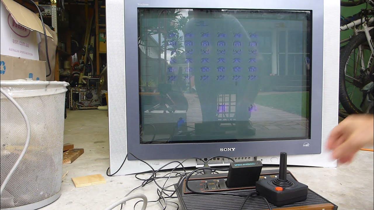 Atari 2600 versus a Sony CRT Television how long to connect and play