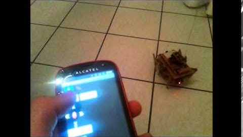 Robot controlled by a cellphone (MIT App Inventor 2)