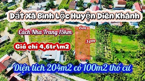 Đất Bình Lộc Diên Khánh Cách Nha Trang Chỉ 15km |Lê Vươn Nhà Đất Nha Trang
