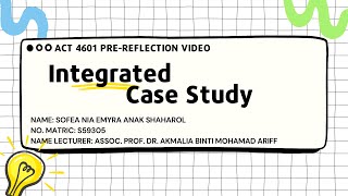 ACT4601 VIDEO PRE REFLECTION