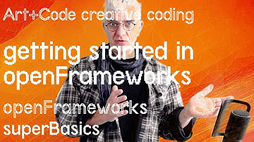 Getting started with openFrameworks C++ creative coding - tutorial: openFrameworks superBasics e01: