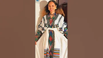 Ethiopian Dress Amhara Culture Gondar Dress Gojjam Wollo Shewa Shorts 