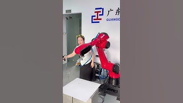 Non-programming spraying robot.#industrial #robot #welding #stamping #machine #manufacturing #polish