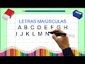 Aprenda a Escrever o Alfabeto com letras de FORMA MAIÚSCULAS | Caligrafia | ITO ABC | Em português