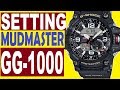 Setting Casio G-Shock Mudmaster GG-1000 manual 5476 for use watch