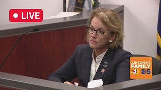LIVE: AZ State Sen. Wendy Rogers asks judge for restraining order