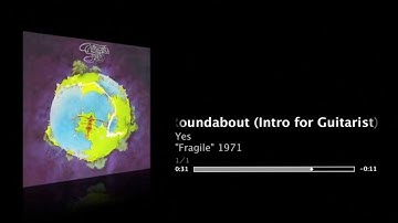 Yes - Roundabout (Intro for Guitarist) - "Fragile" 1971 - Steve Howe