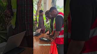Voter registration process by IEBC #nairobibaptistchurch #iebc #civicduty #kenya