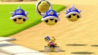 Mario Kart but its literally just blue shells