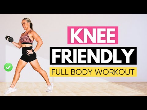45 MIN KNEE FRIENDLY Workout with Weights | No Squats or Lunges by Penny Barnshaw - Garage Fitness Girl