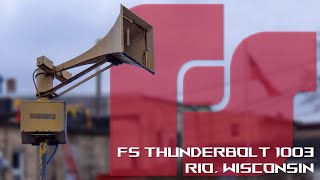 Fs Thunderbolt 1003 Tornado Siren Test - Alert - Rio, Wi Wi Statewide Tornado Drill