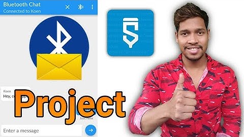 Bluetooth chat project in sketchware hindi videos/Aauraparti