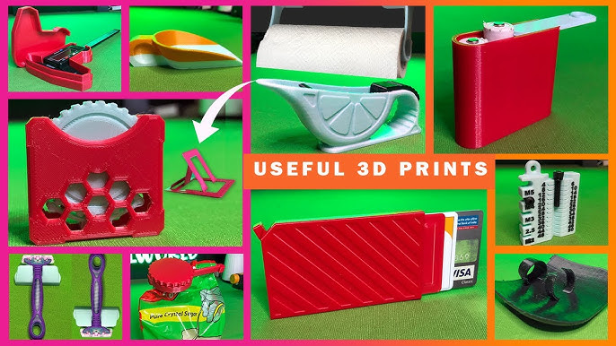 USEFUL Things to 3D Print  6 Practical 3D Prints 
