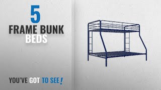 Top 10 Frame Bunk Beds [2018]: DHP Twin-Over-Full Bunk Bed with Metal Frame and Ladder, Space-Saving https://clipadvise.com/