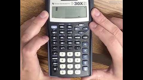 TI-30X IIS: Mixed Numbers