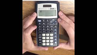 TI-30X IIS: Mixed Numbers
