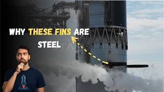 Why SpaceX Chose Steel Lattice Over Titanium For Super Heavy's Massive Fins #spacex #steel