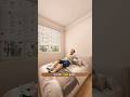 4m2 Bedroom Design #shorts #interiordesign #compactliving