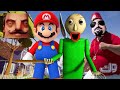 Hello neighbor  new neighbor skrr skibidi dop boy antman mario baldi history gameplay