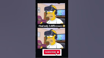Find only 3 differences #simpsons #viral #shorts