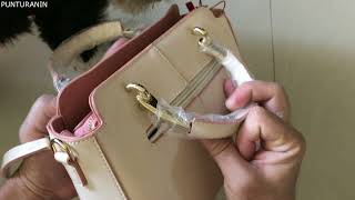 Unboxing Foxer Leather Handbagshoulder Bag Na Binili Sa Lazada