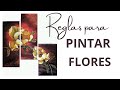📌 Reglas esenciales para pintar flores como un experto 🎨🌸