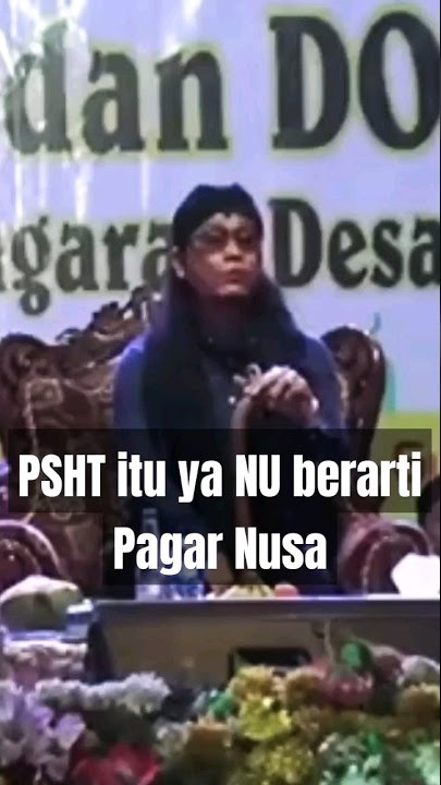 PSHT itu ya NU berarti ya Pagar Nusa // Gus Miftah
