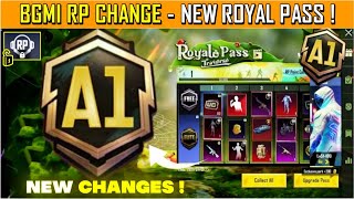 BGMI NEW RP IS HERE  BIGGEST CHANGES IN NEW ROYAL PASS | BGMI RP KAB UNLOCK HOGA | BGMI A1 RP LEAKS