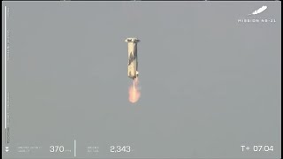 Blue Origin launches NS-21 space tourists! See it from Max Q to landings