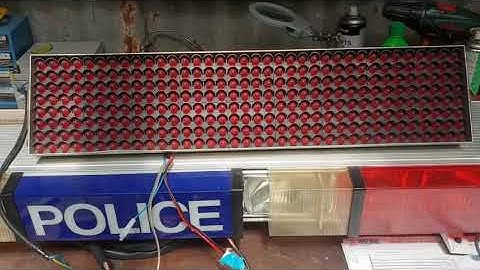 Hazard 90 Series Matrix Message Board Ex Nsw Police