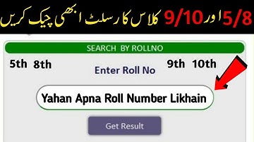 How To Check Result 2019 Urdu/Hindi