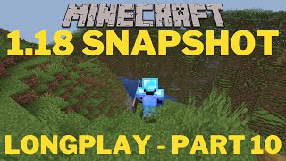 Minecraft 1.18 Snapshot Part 10 - Exploring Lush Caves and Dripstone Caves (No Commentary)