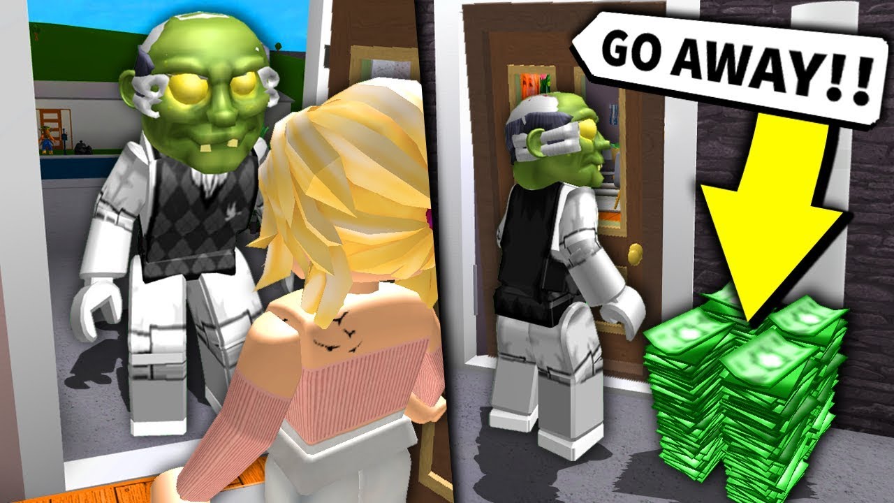 If Bloxburg Bulies Let This Gross Old Man In Their House I Make Them Rich Youtube - old man roblox character