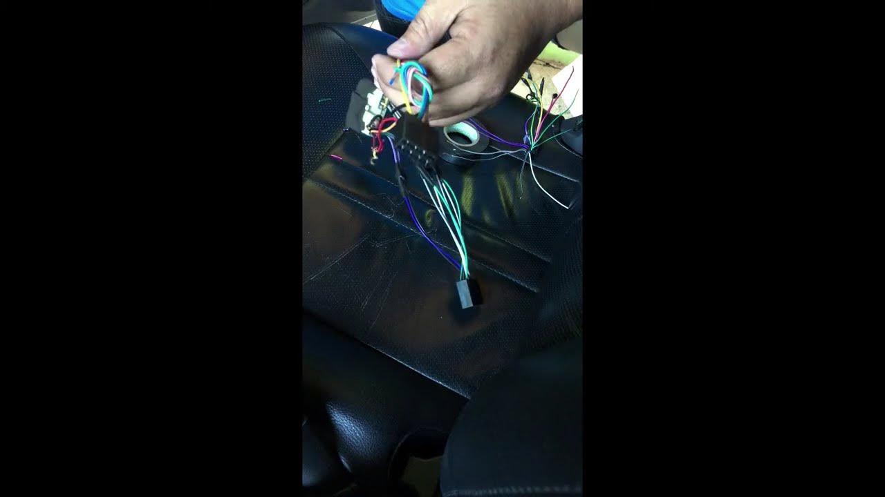 how to change car stereo on isuzu alterra/dmax 2009 (pioneer AVHA205BT) YouTube