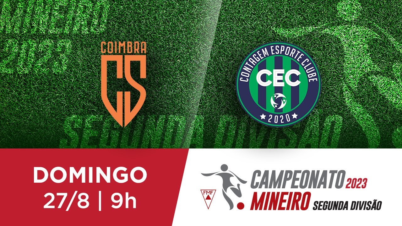 coimbra sport x contagem ec campeonato mineiro segunda divisão youtube