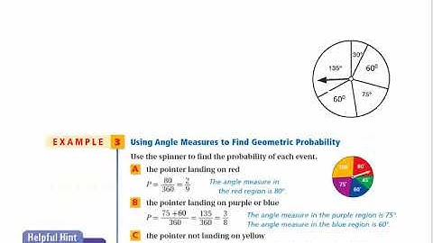 Geometry: Geometric probability Help Video