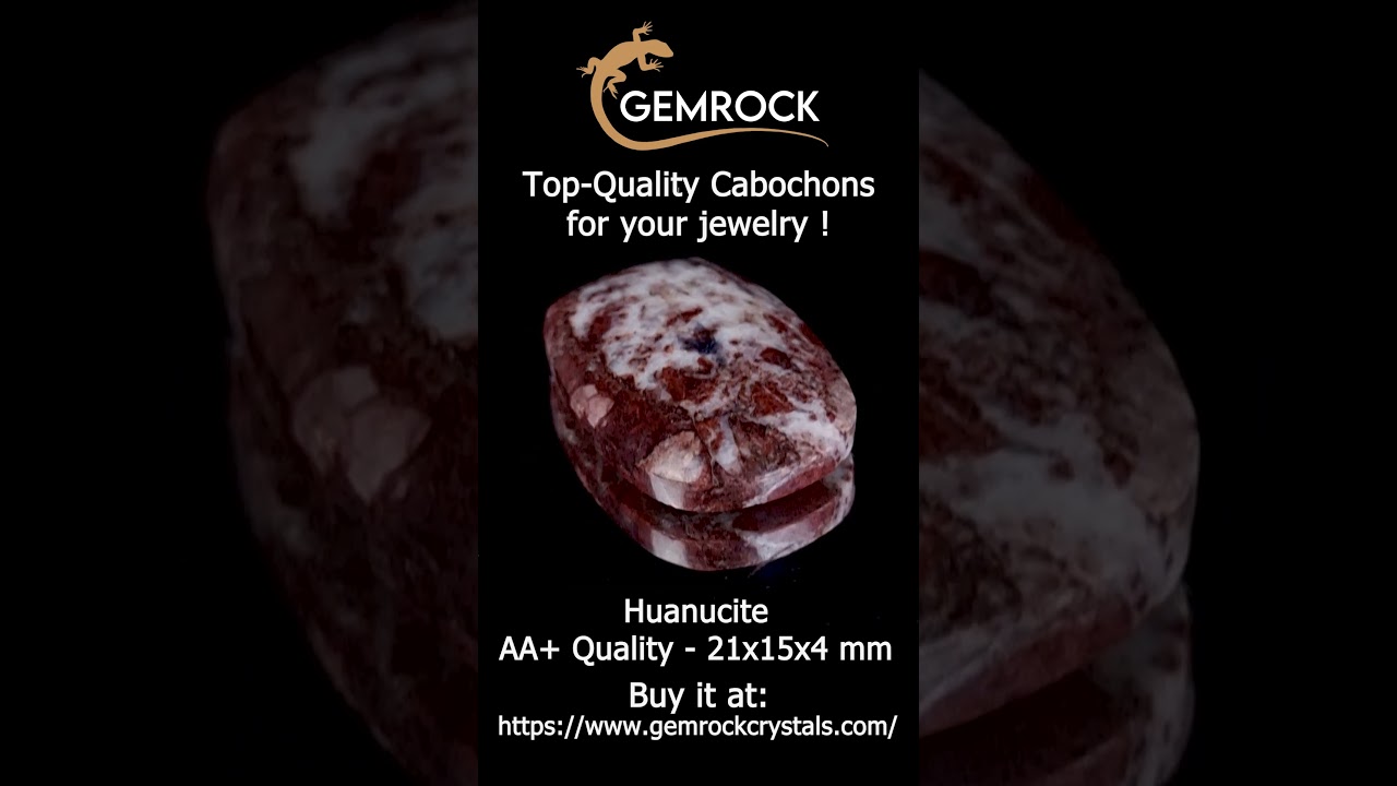 Huanucite cabochon Hu-2A+-0001 #cabochon #cabochonforjewelry #cabochonsupplier #cabochons