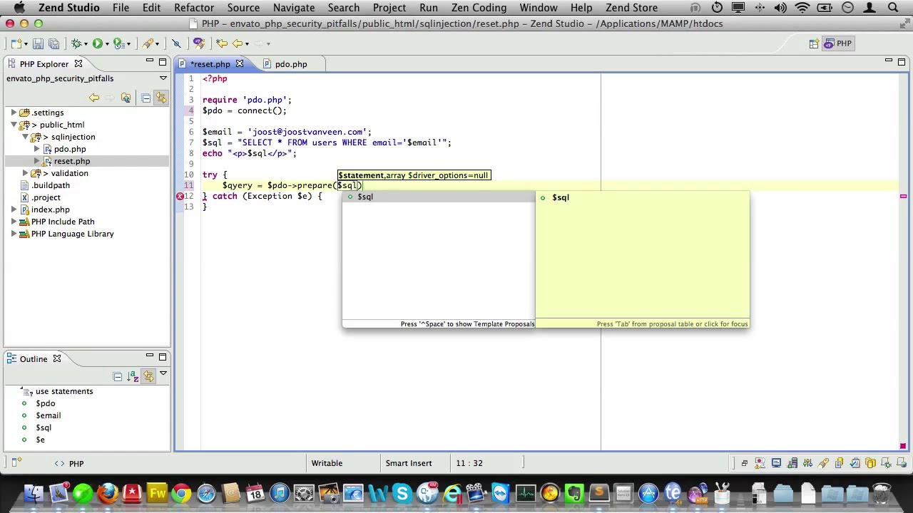 6 PHP Security SQL Injection - YouTube