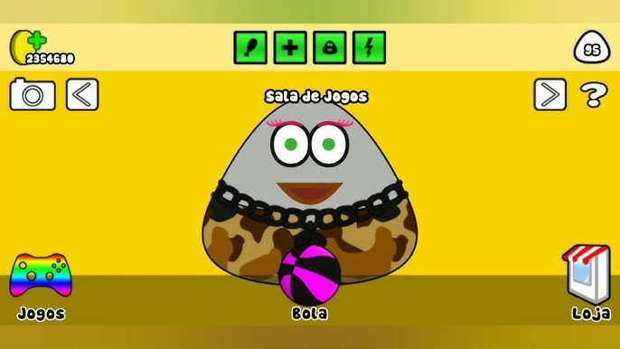 Cuidando do POU na terça-feira  Pou e minigames parte 5 