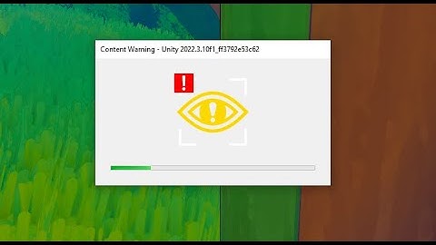 Content Warning Game - Unity 2022.3.10f1_ff379e53c62 Crash Fixed
